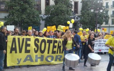 Por un AVE soterrado ¡No te quedes en casa!