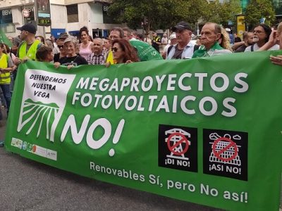 Adiós a los megaproyectos fotovoltaicos en la Vega, por ahora…